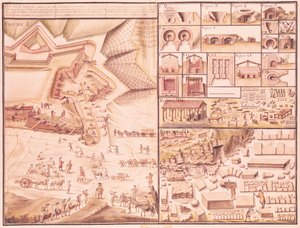 Construction of a Town Square and the Tools Used